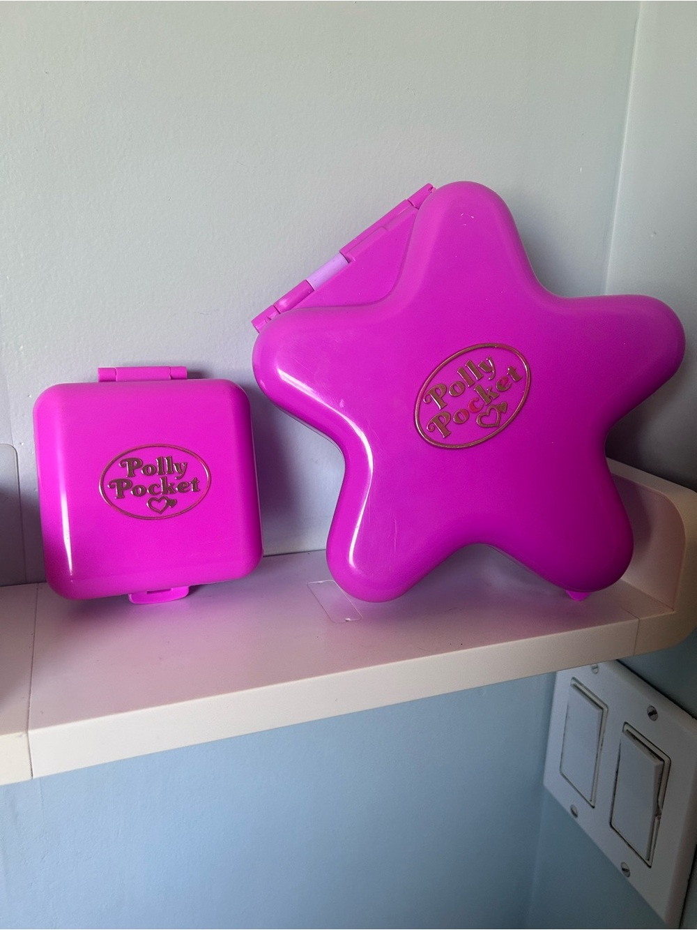 Polly Pocket Fairylight Wonderland and Polly pocket Zoo World